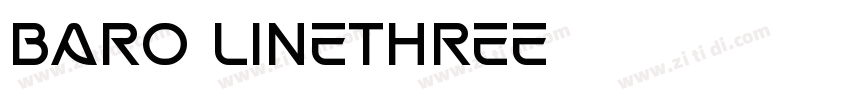 Baro LineThree字体转换